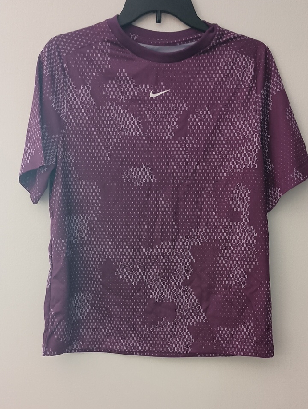 Nike Kid's Maroon Short-Sleeve Athletic Tee